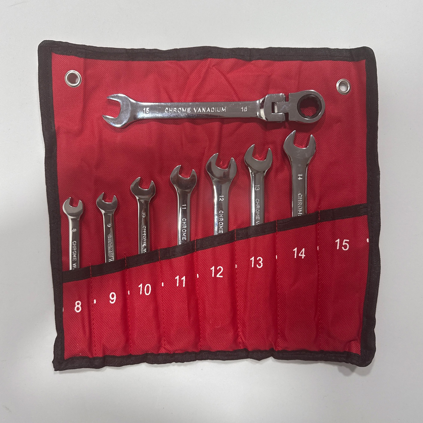 Juego de llaves Ratchet 8 pcs